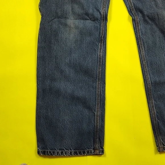 Carhartt Men's Jeans Size 33x32 Loose Fit Denim Blue Jean Workwear - Picture 3 of 12